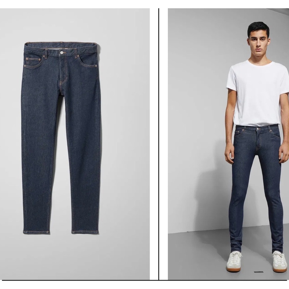 Weekday Slim Skinny Jeans Dark Blue
